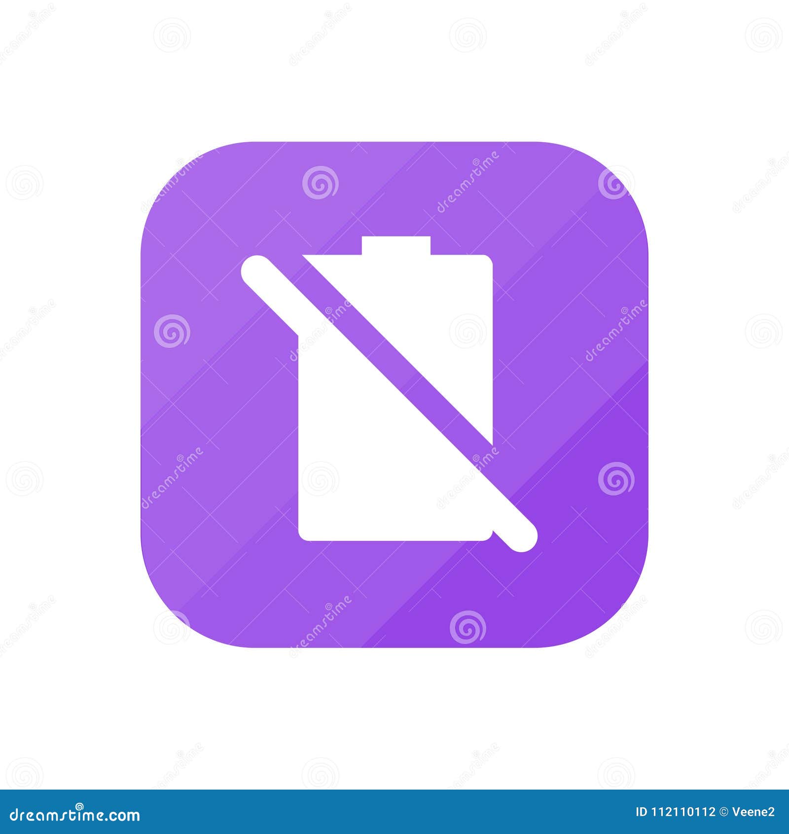 Dead Battery Icon stock illustration. Illustration of recharge 112110112