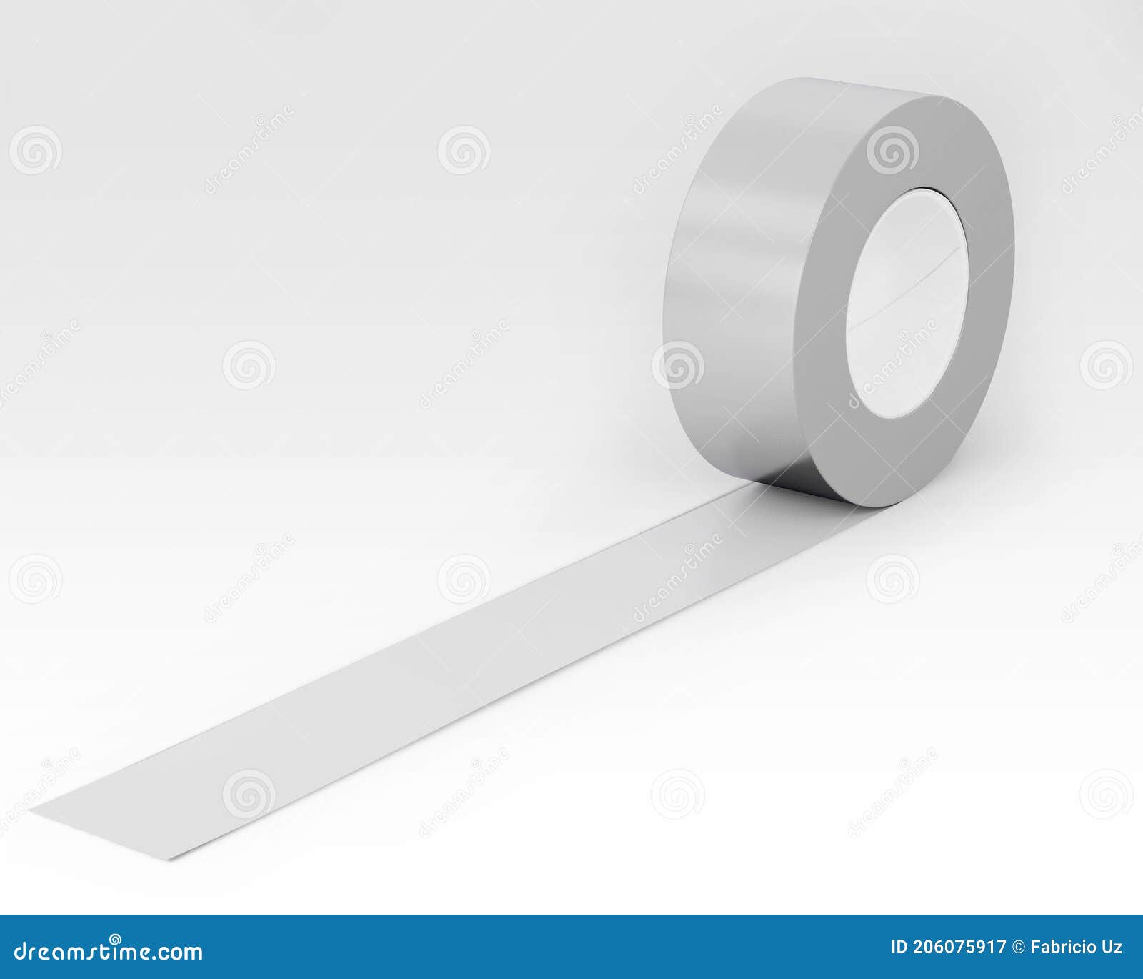 Download 3d Illustration Duct Tape Mockup Isolated On White Background Stock Illustration Illustration Of Paper Label 206075917