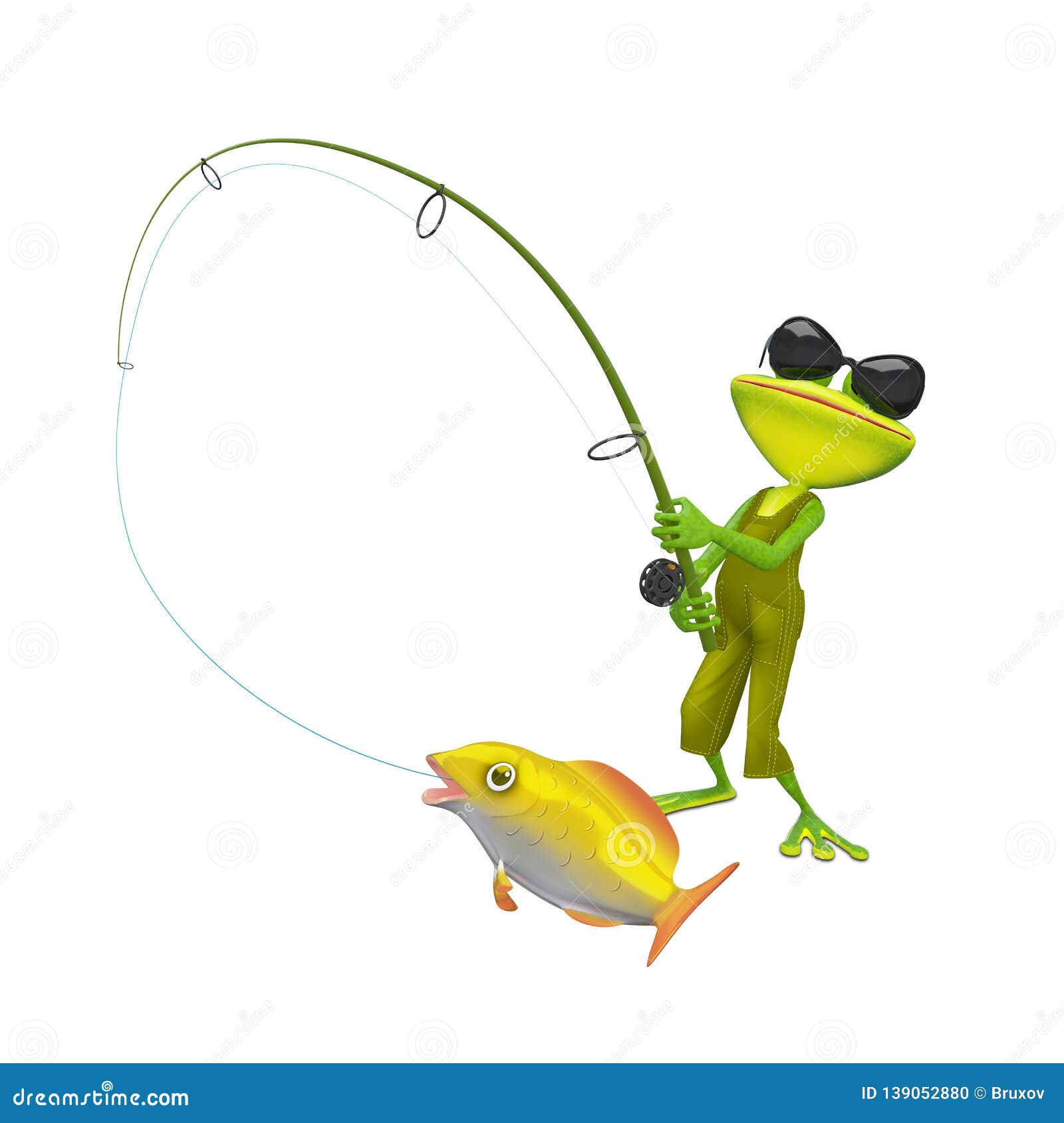 Fishing Frog Stock Illustrations – 425 Fishing Frog Stock