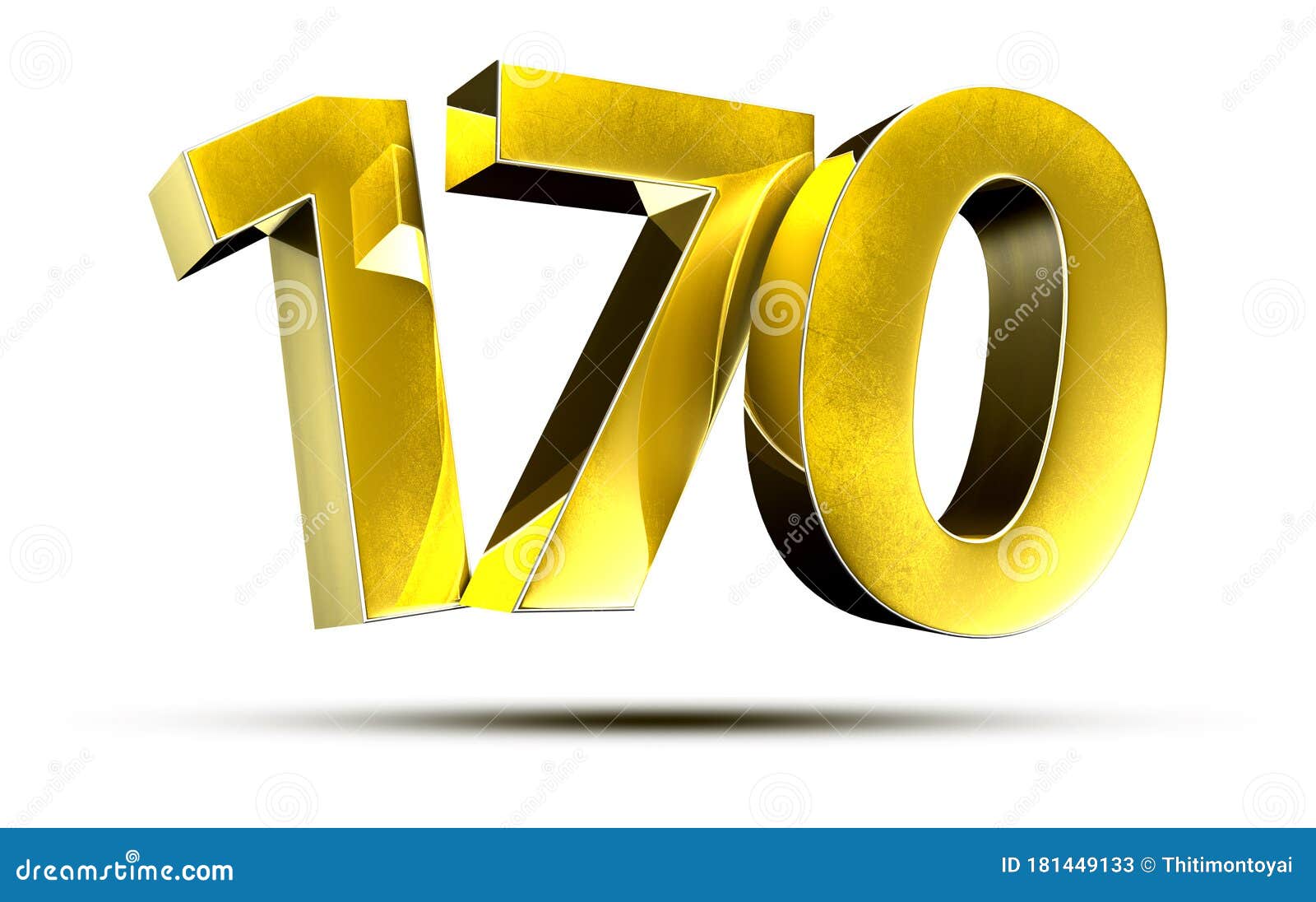 Number 24 Interlocked Gold 3d Illustration Stock Illustration