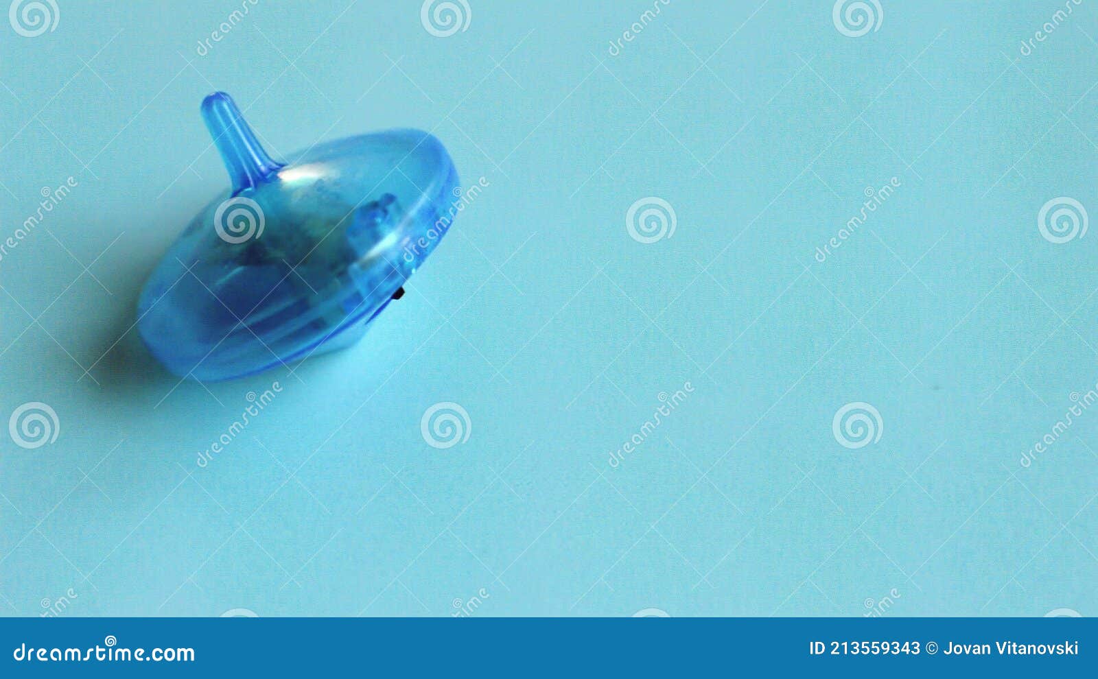 plastic spinning top spinning