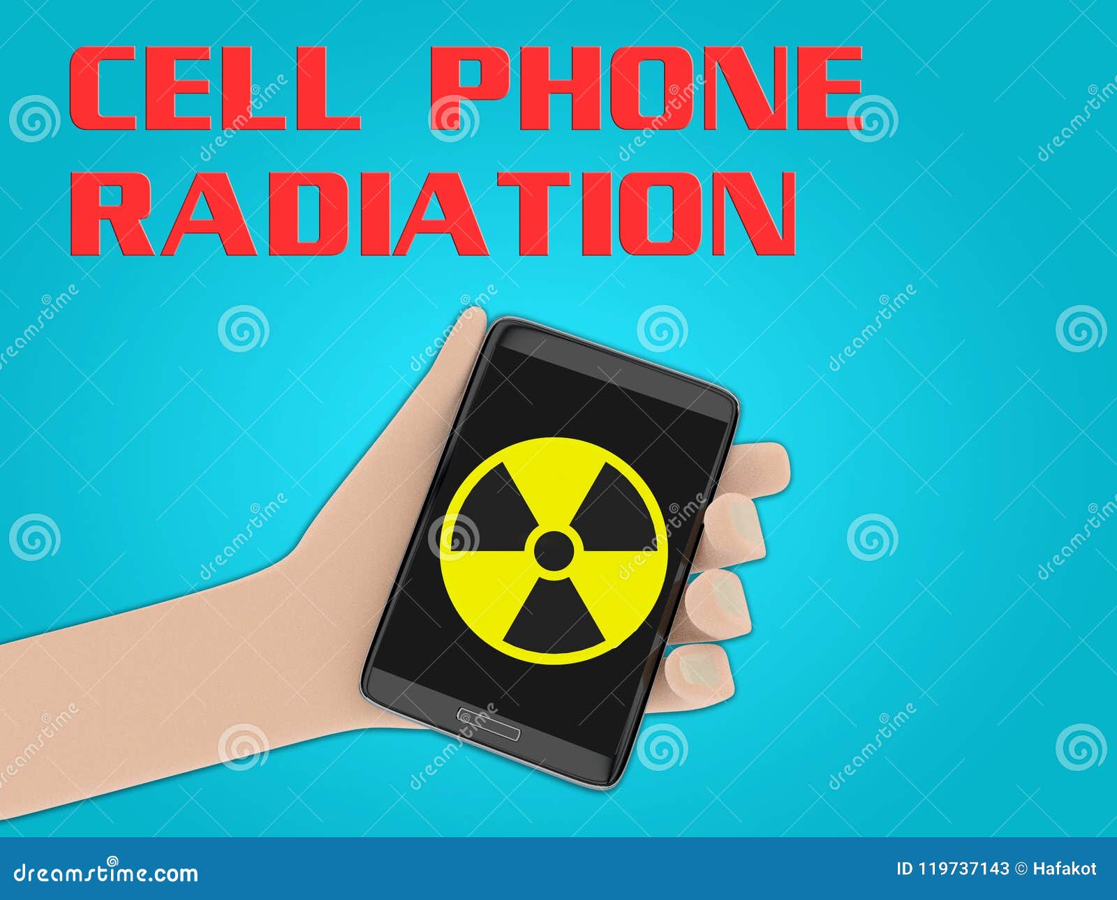 CELL PHONE RADIATION Concept Stock Illustration Illustration of exposure, phone 119737143