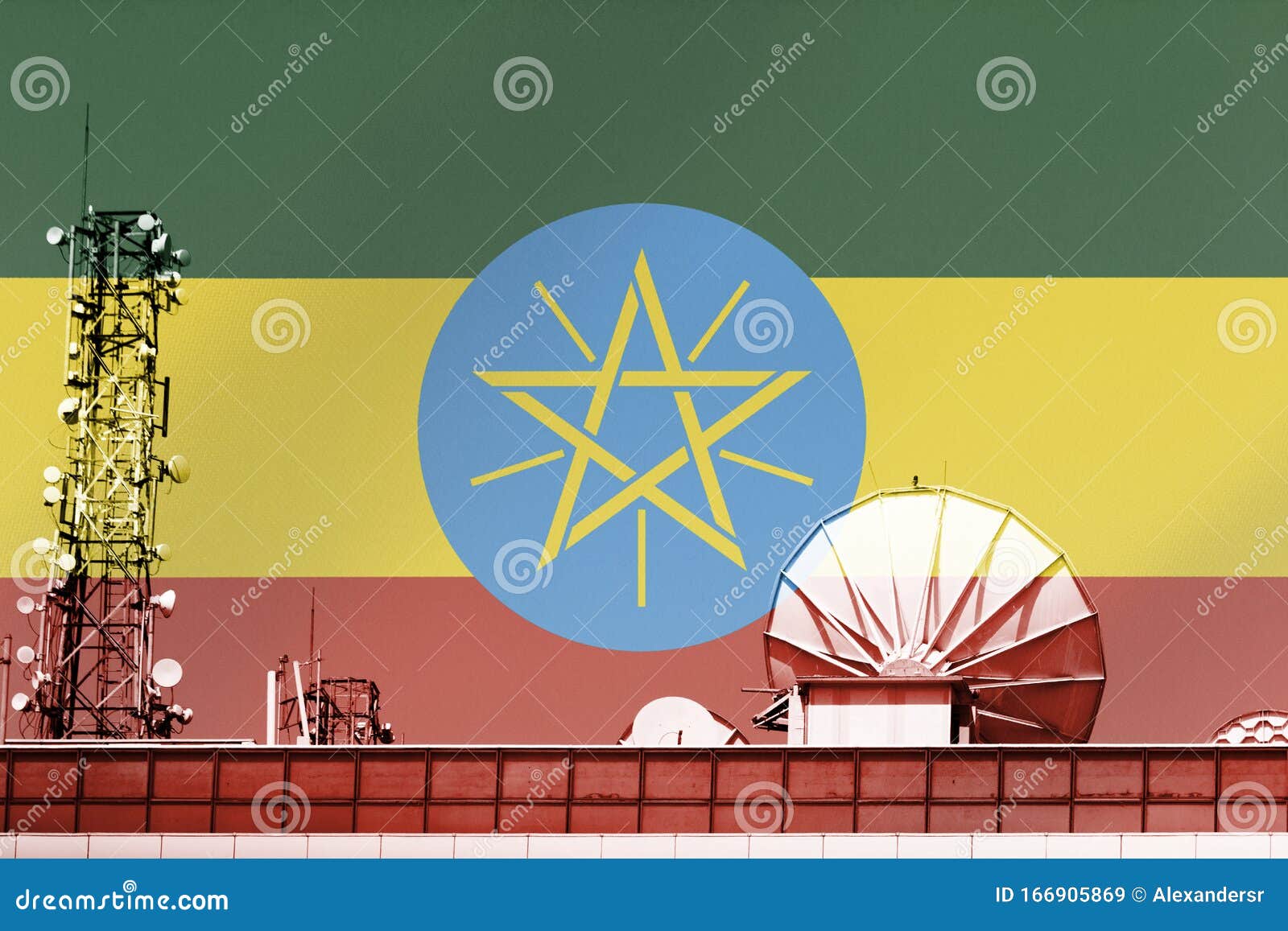 3d  telecommunications in countries with the flag of ethiopia