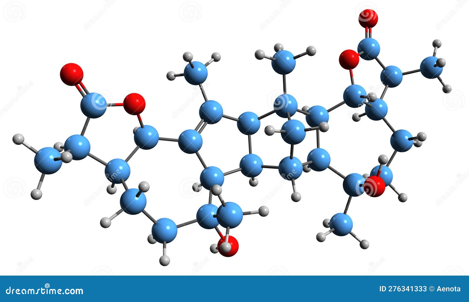 3d image of absinthin skeletal formula