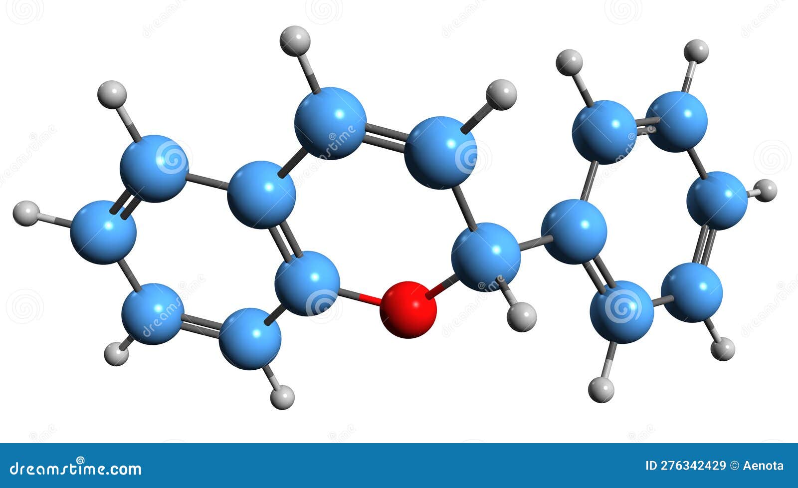 3d image of anthocyanidin skeletal formula