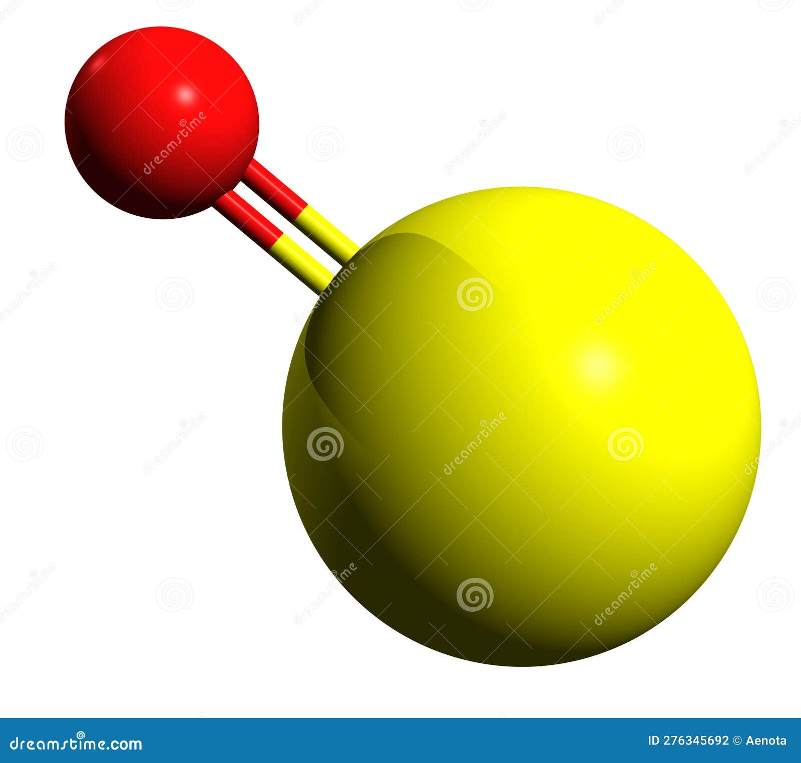3d image of calcium oxide skeletal formula