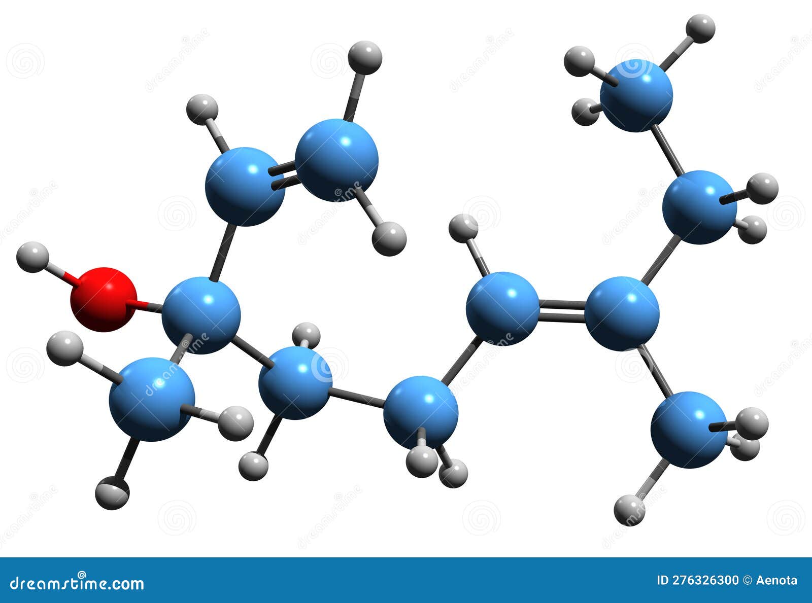 3d image of ethyl linalool skeletal formula