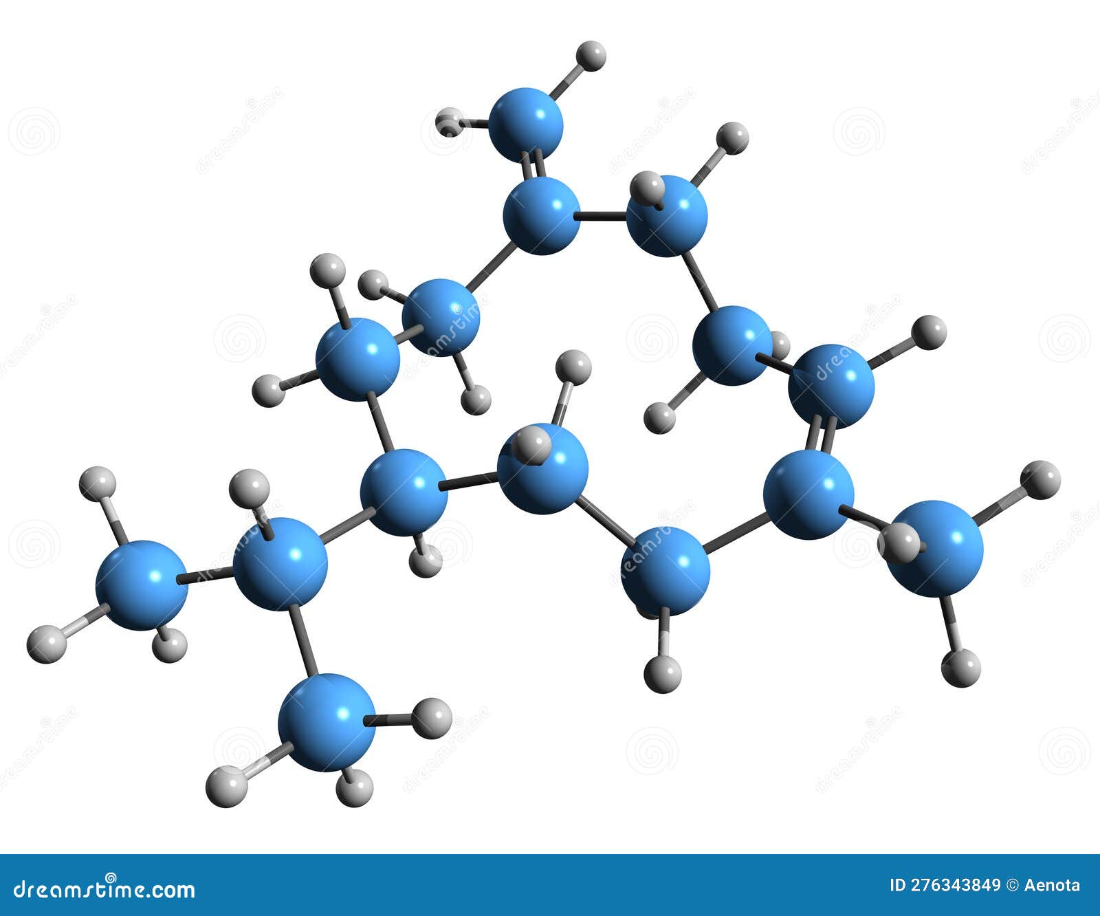 3d image of germacrene skeletal formula