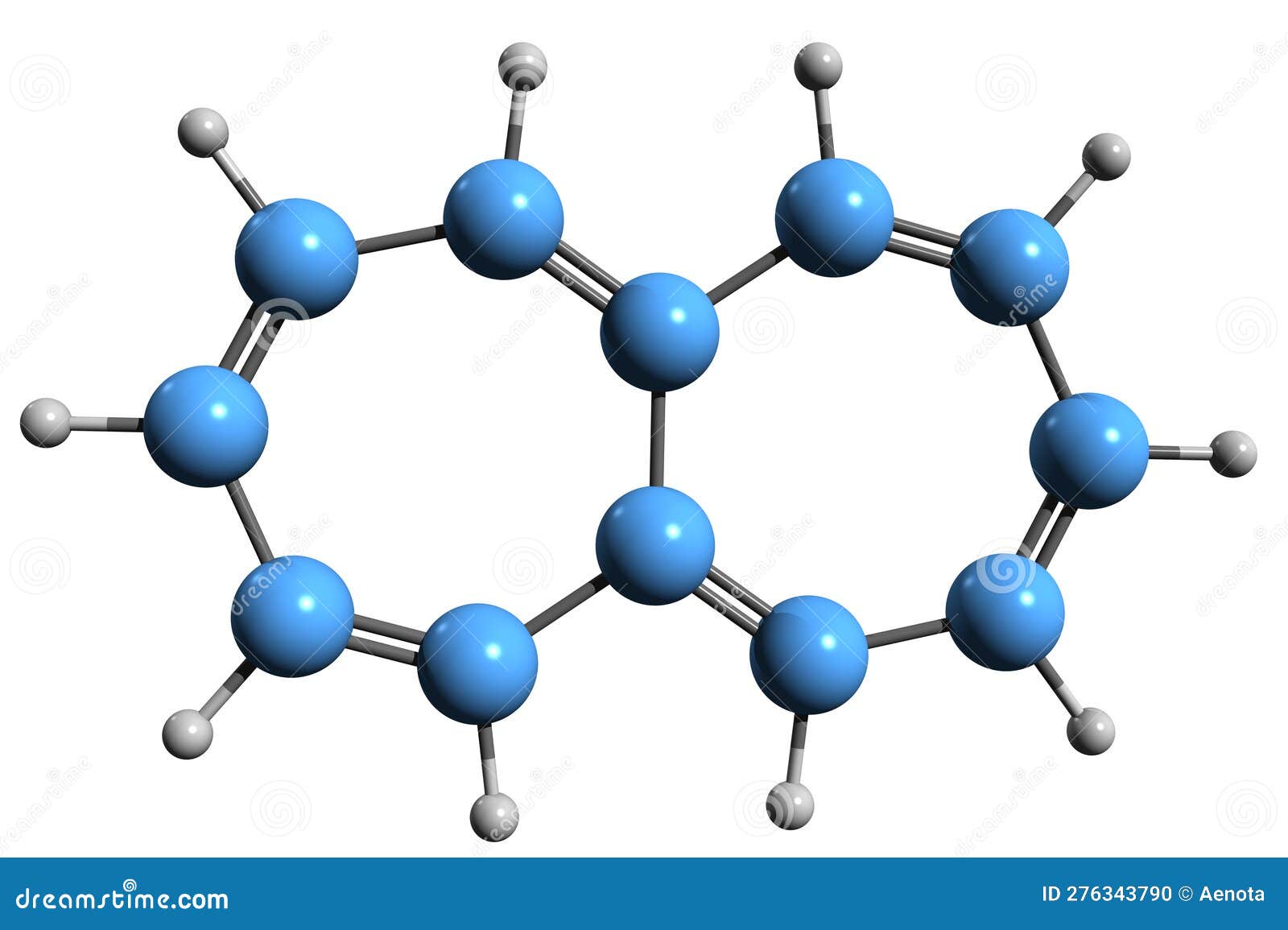 3d image of heptalene skeletal formula