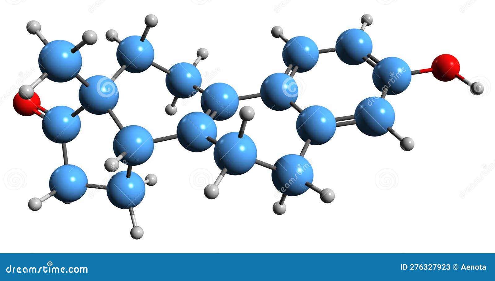3d image of hippulin skeletal formula