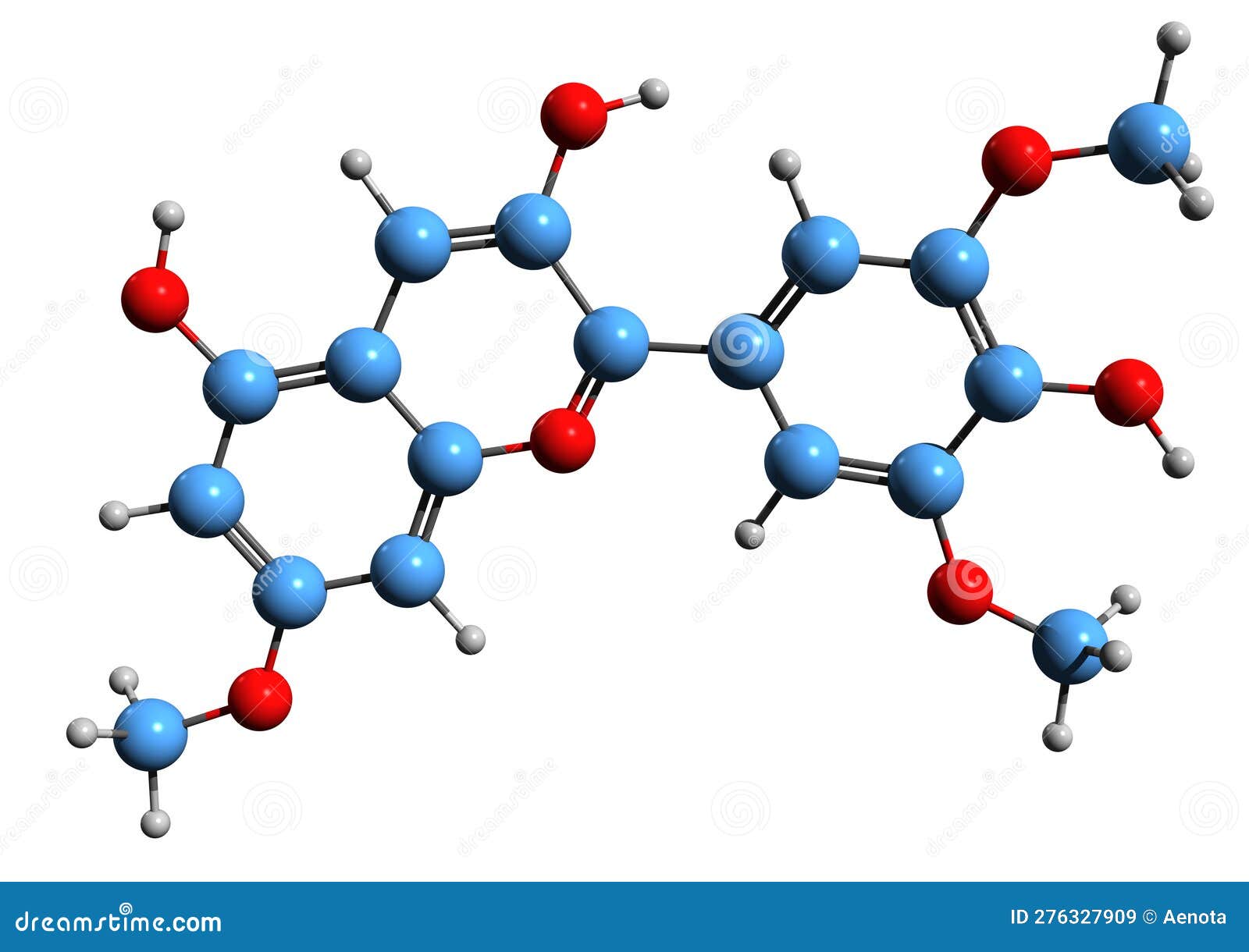 3d image of hirsutidin skeletal formula