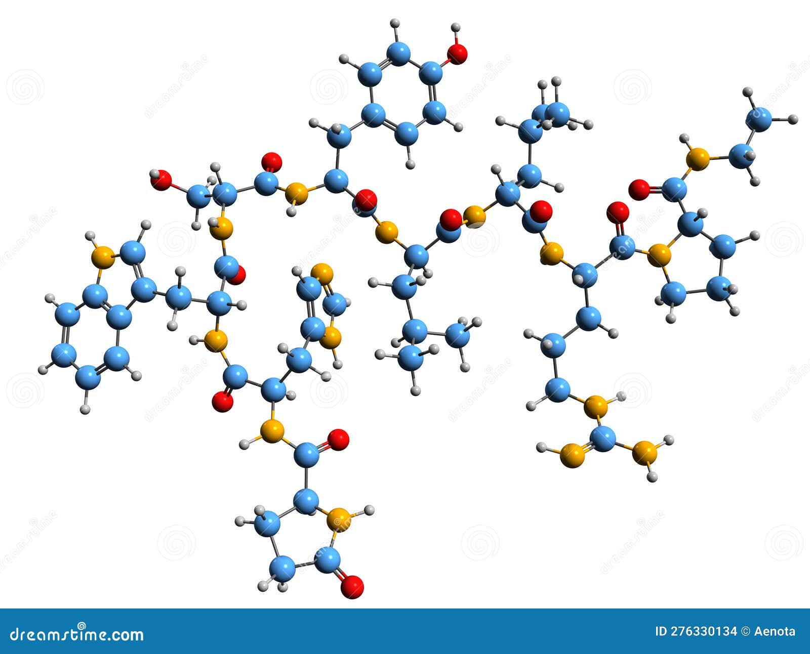 3d image of leuprorelin skeletal formula
