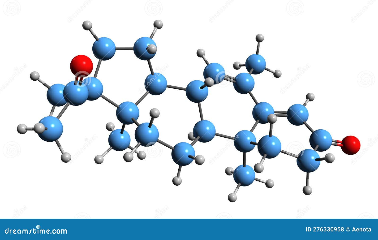 3d image of medrogestone skeletal formula