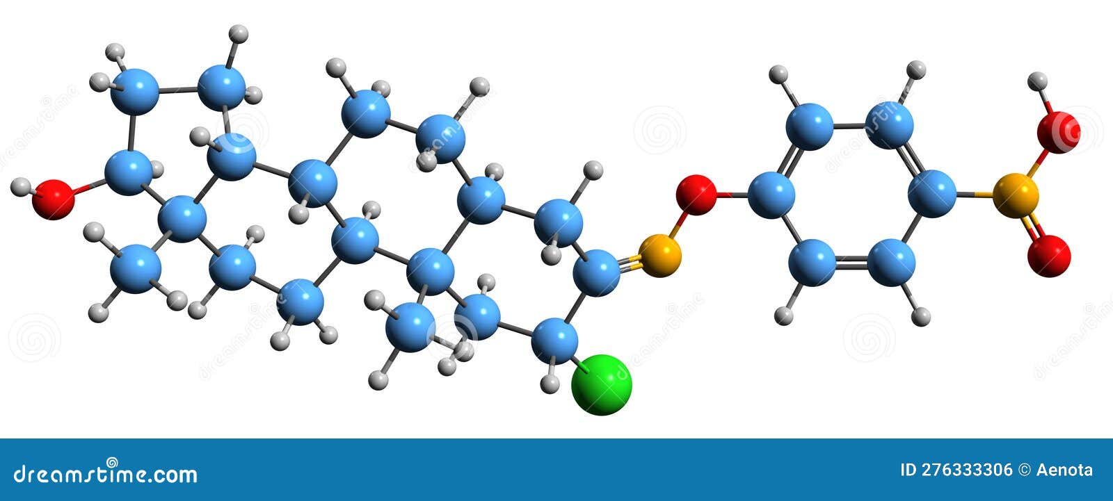 3d image of nisterime skeletal formula