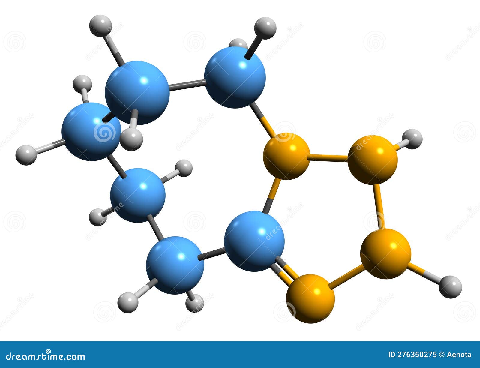 3d image of pentylenetetrazol skeletal formula