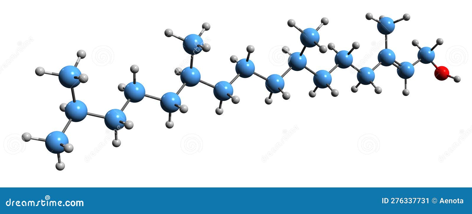 3d image of phytol skeletal formula