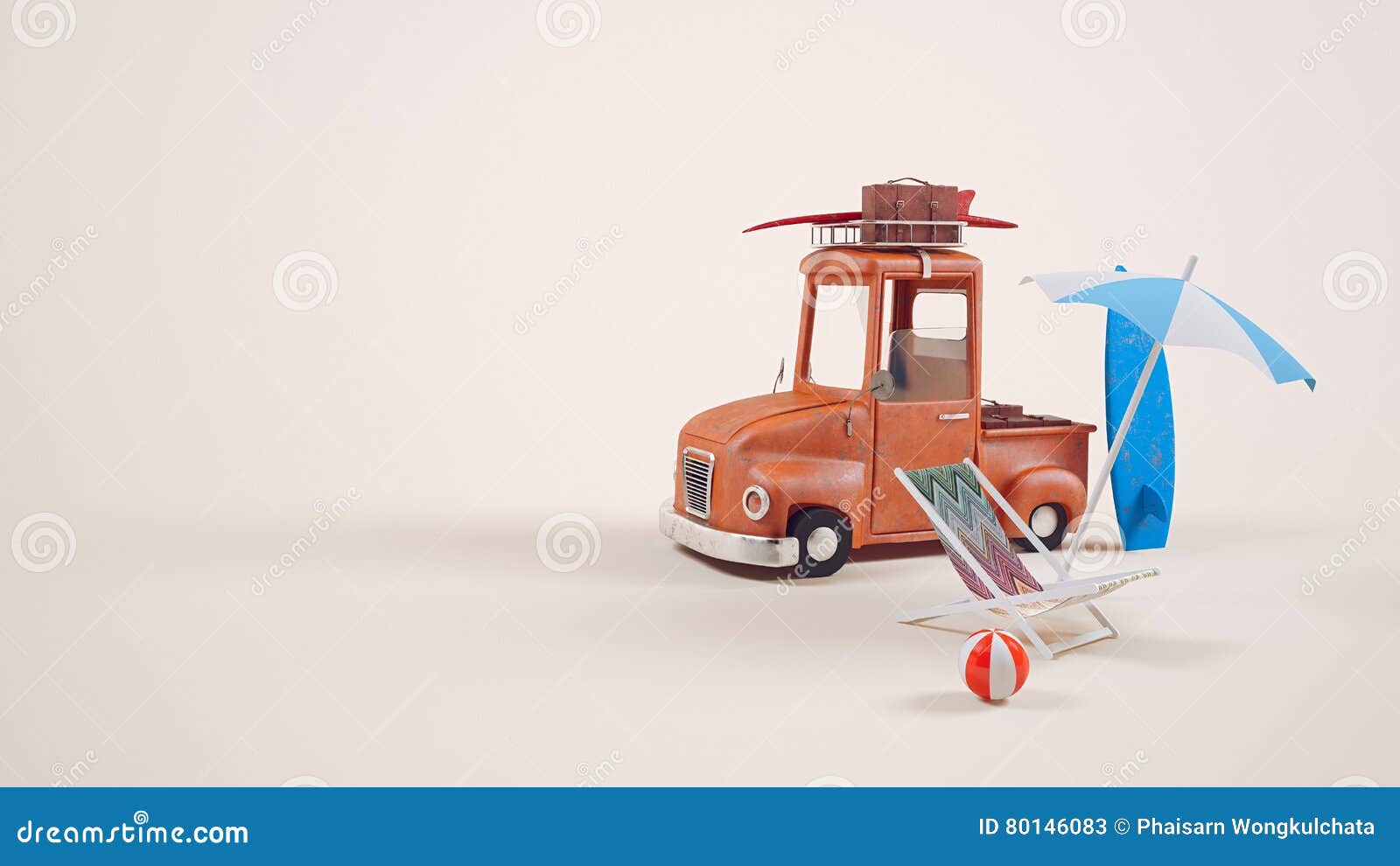 3d image small truck picture a cute