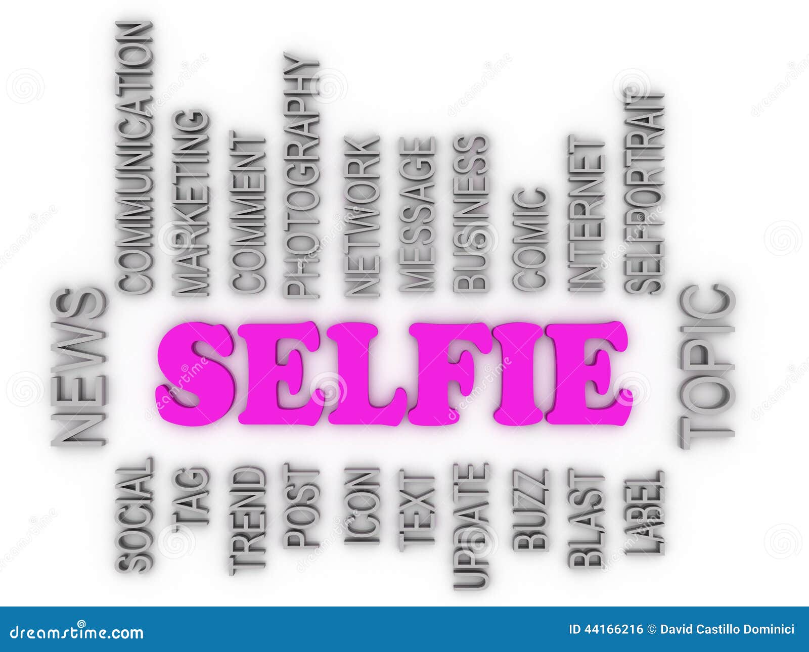 3d imagen about selfie topic