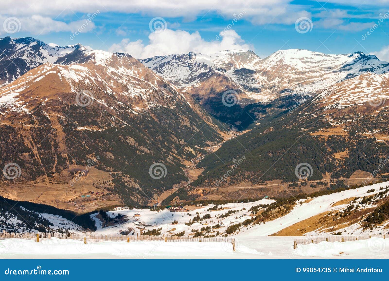 d`incles valley near soldeu, andorra