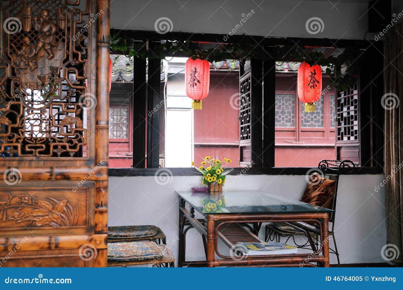 photo interieur maison chinoise