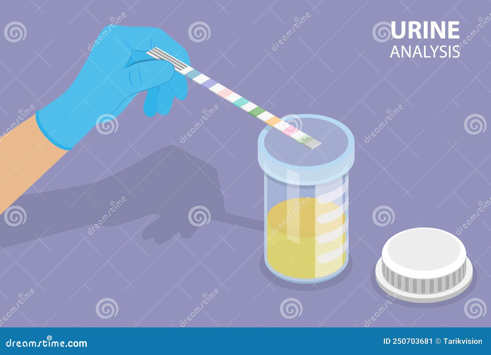 Urine Analysis Chalk White Icon On Black Background Cartoon Vector