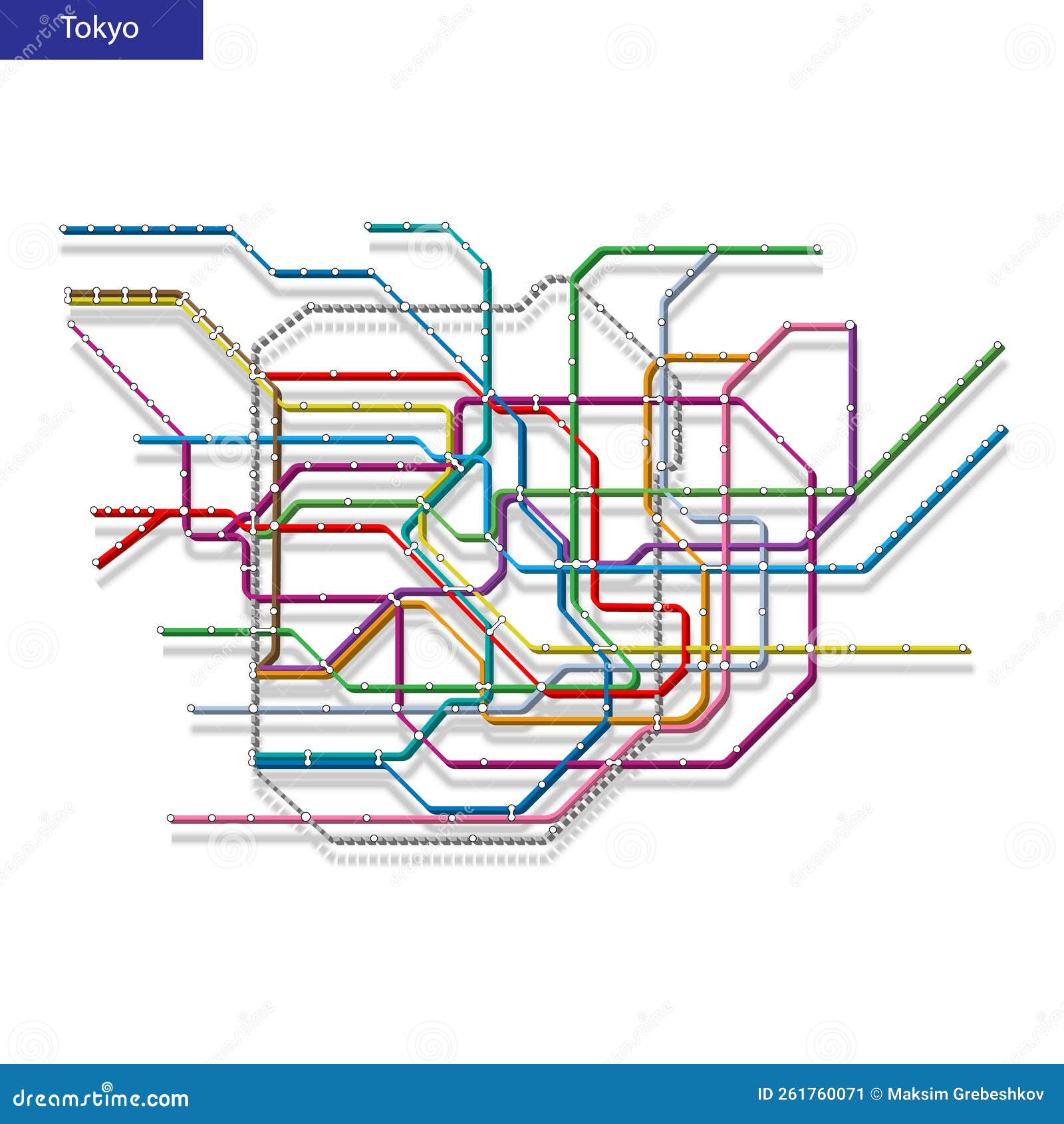 Tokyo Subway Map Stock Illustrations – 8 Tokyo Subway Map Stock  Illustrations, Vectors & Clipart - Dreamstime