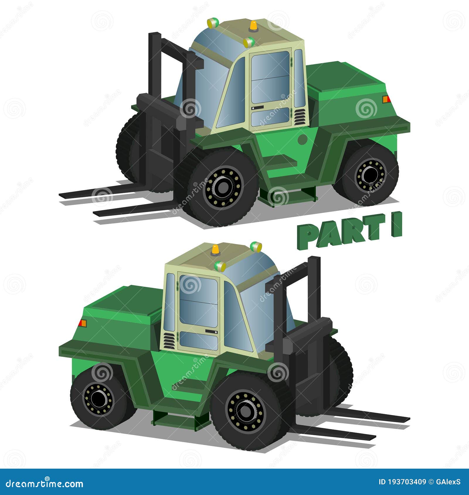 Green Forklift Stock Illustrations 453 Green Forklift Stock Illustrations Vectors Clipart Dreamstime