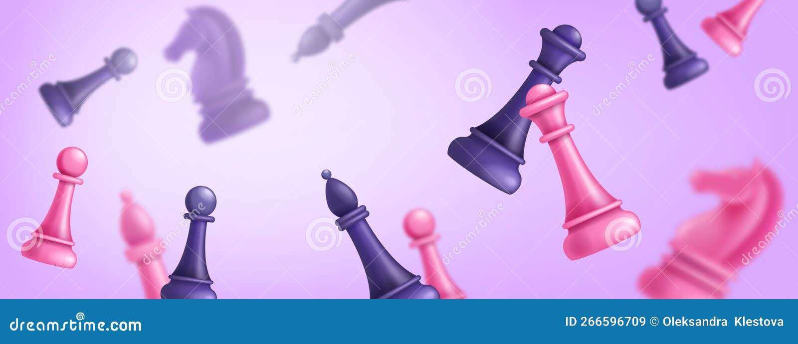 3d Jogo De Xadrez Em Segundo Plano Torneio Rosa Anúncio Banner Vetor Rainha  Jogo Bispo Cavaleiro. Ilustração do Vetor - Ilustração de gerência,  convite: 266596709