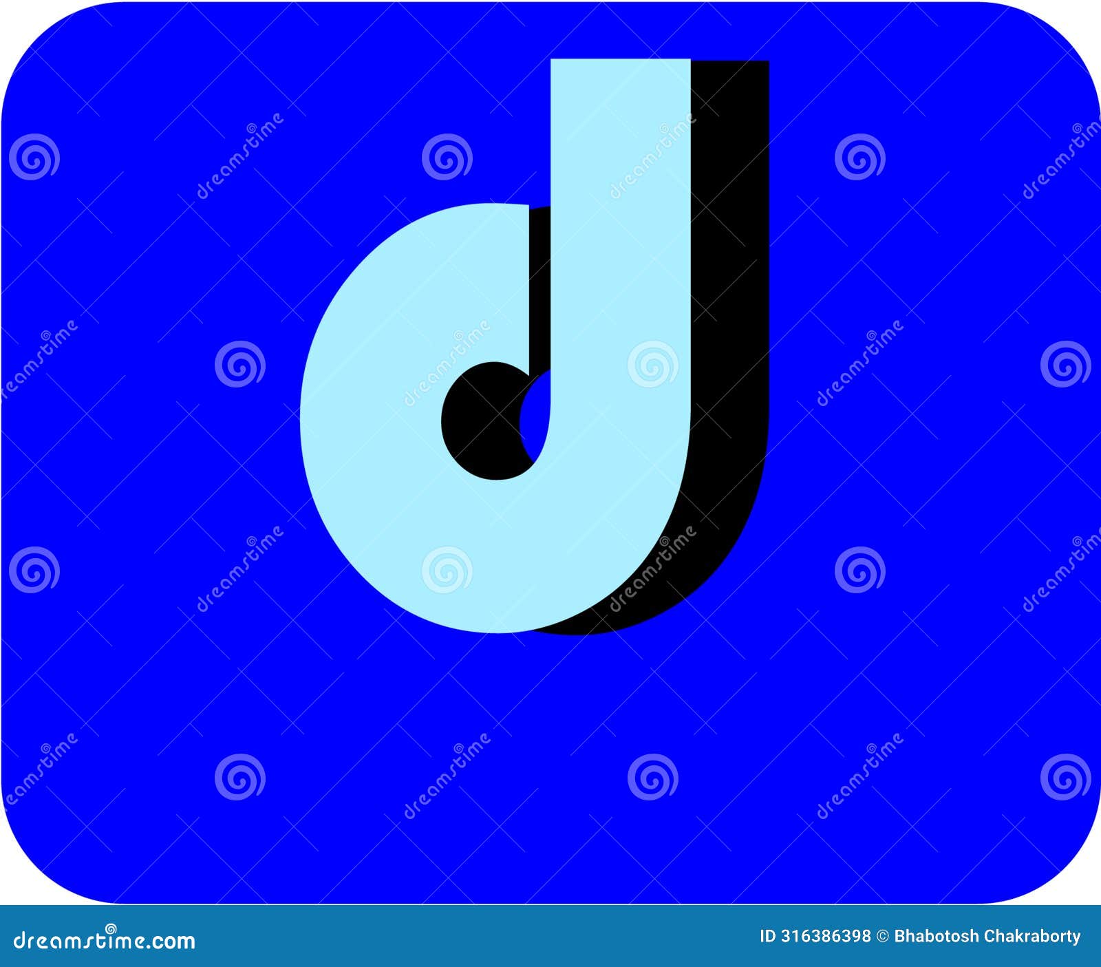 d letter logo for branding your business