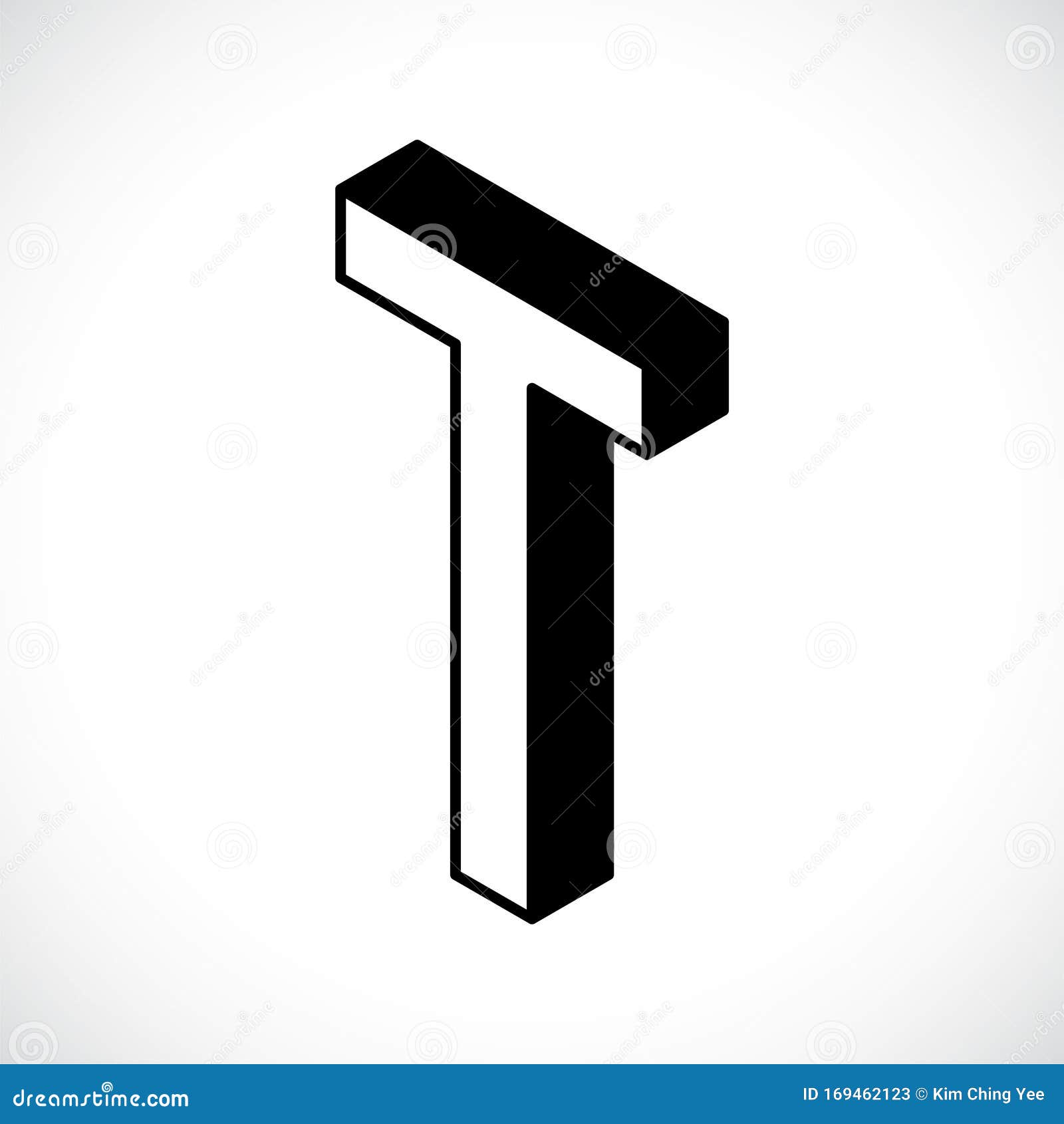 Download 3d Letter T Logo Icon Design Template Element. Stock ...
