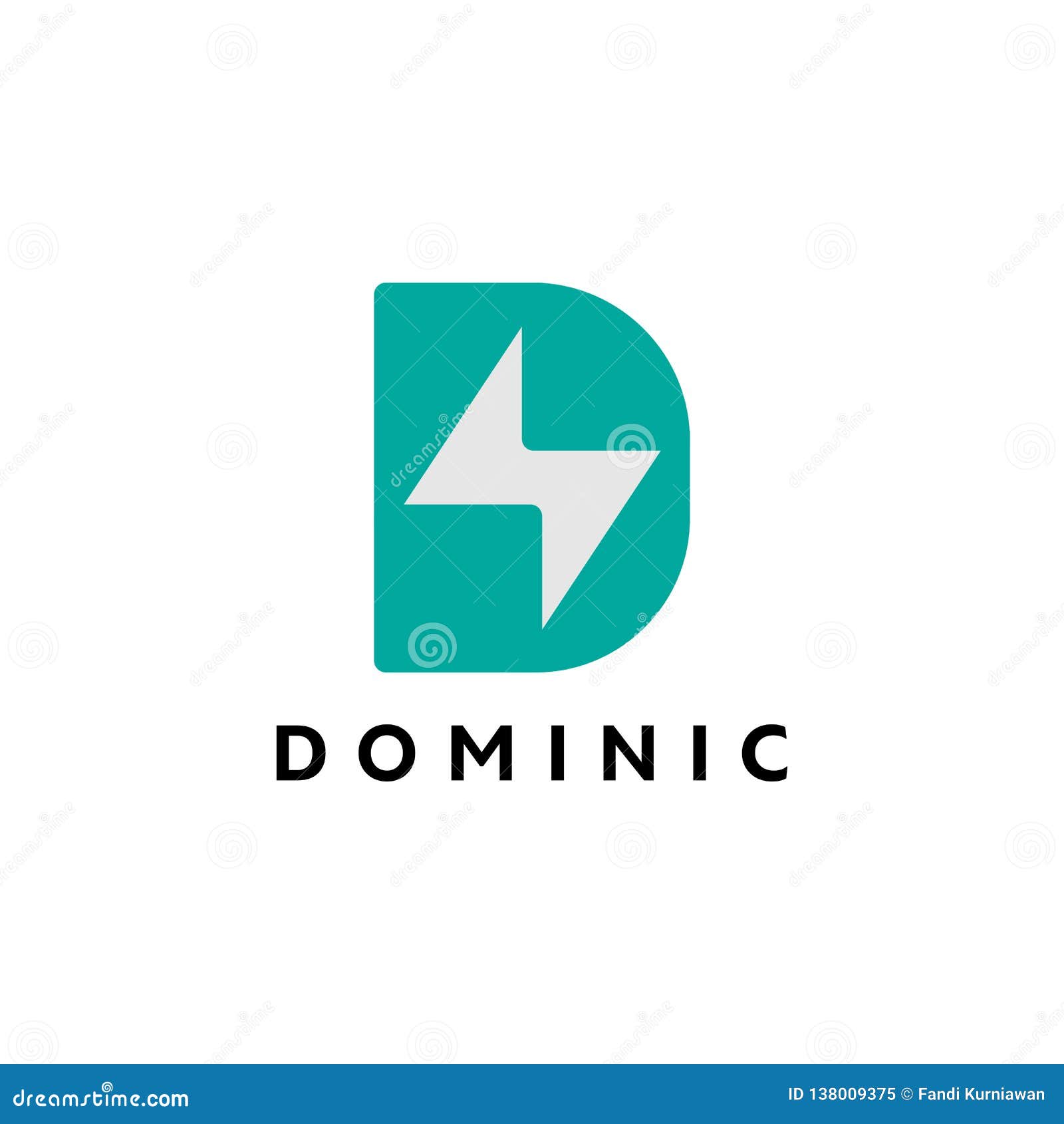 D Logo Design Inspiration, Vector Illustration Stock Illustration