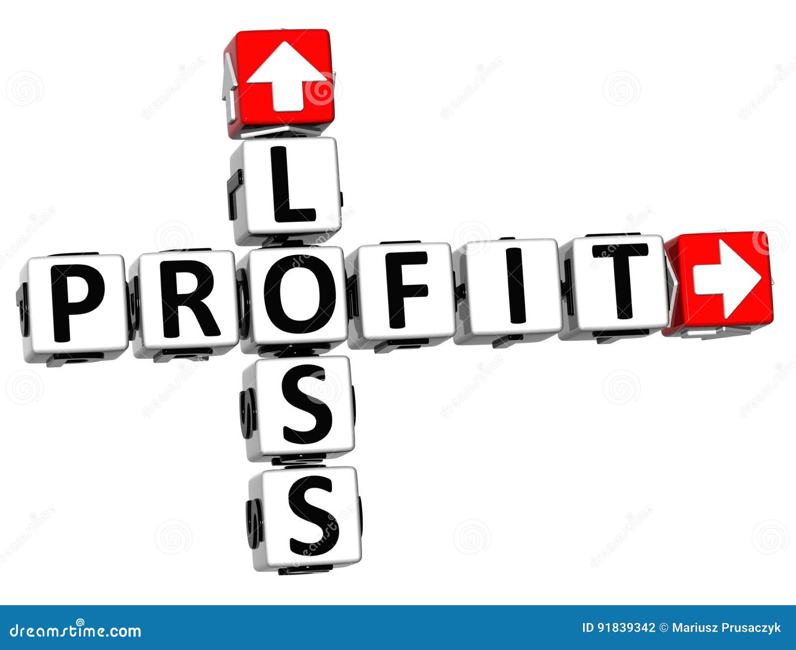Profit Crossword Puzzle RoyaltyFree Stock Photography CartoonDealer