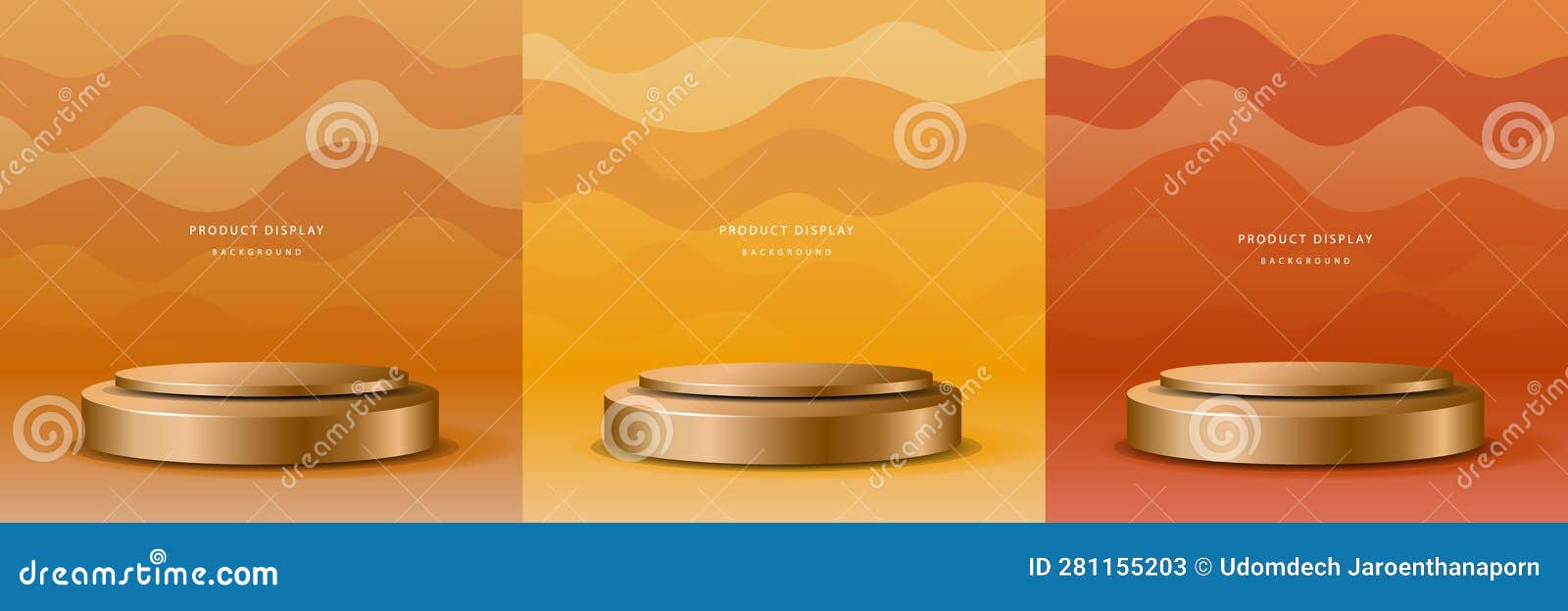 mockup product display. 3d luxury background with realistic cylinder pedestal podium.