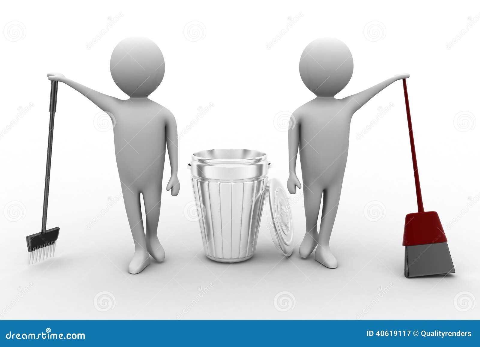 Royalty Free Stock Photography: 3d man with cleaning service. Image: 406191171300 x 957