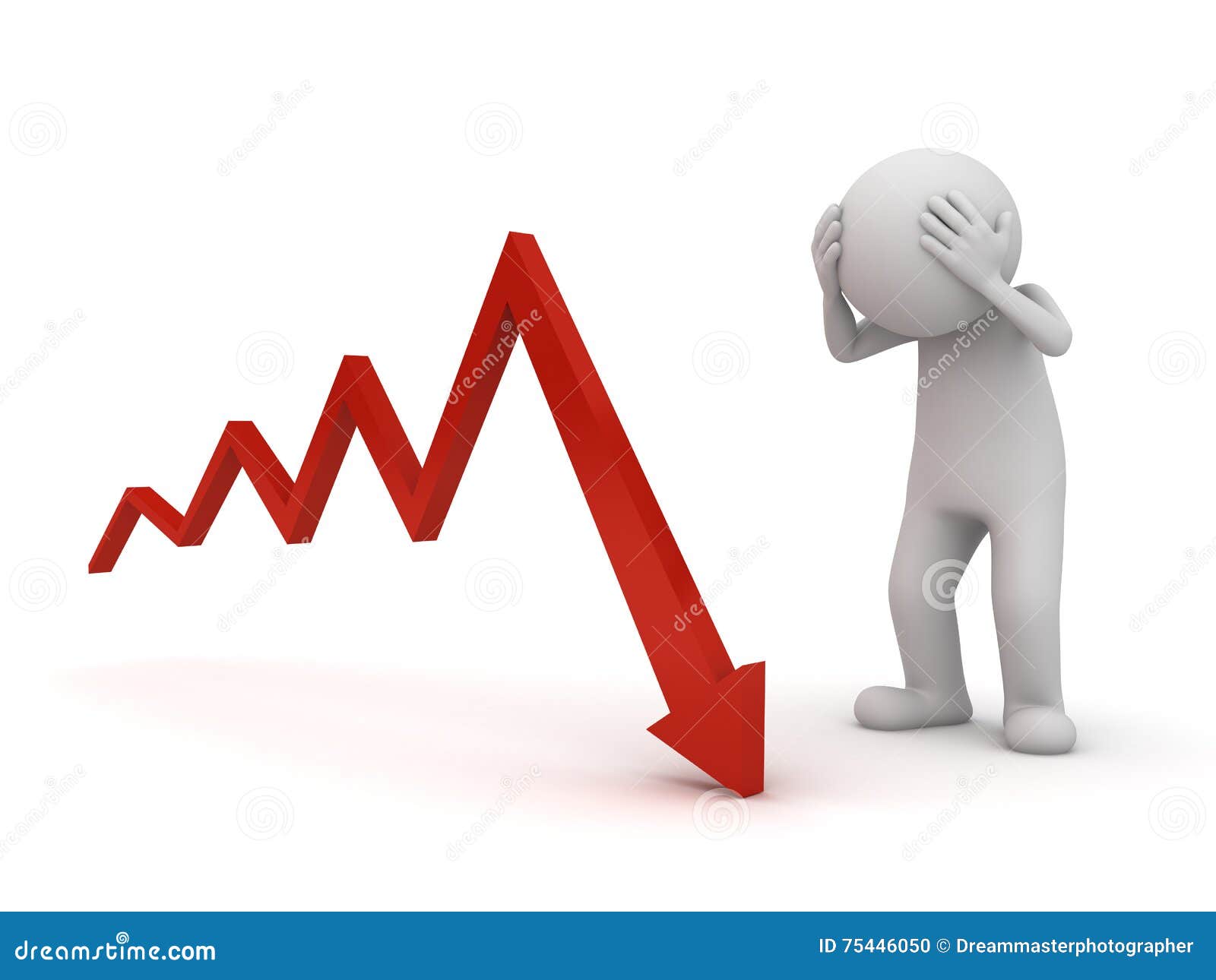 Collapsing business royalty free stock photo cartoondealer 2099139