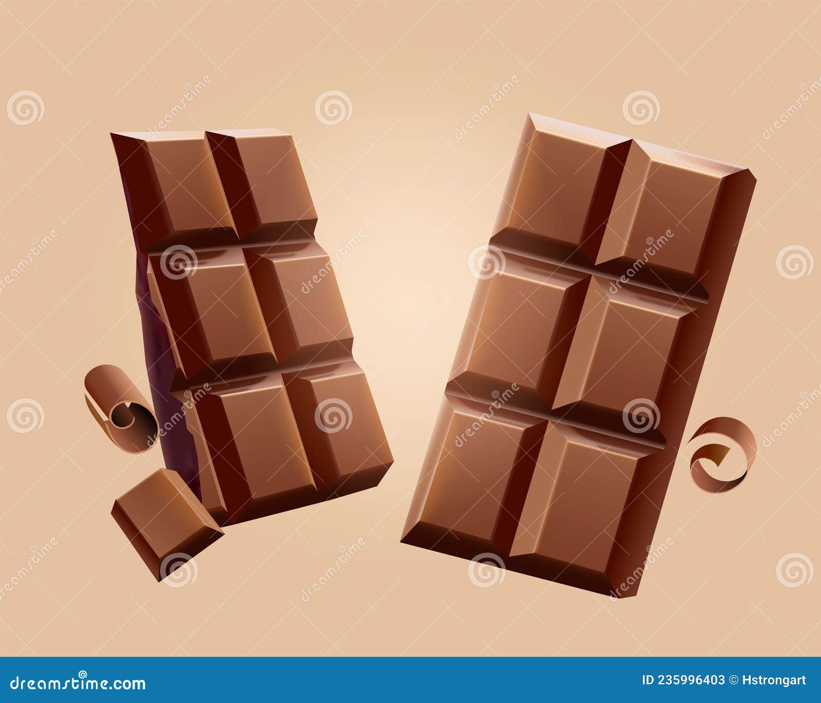 Chocolate Blocks Splashing Into A Liquid Chocolate Splash Burst Royalty