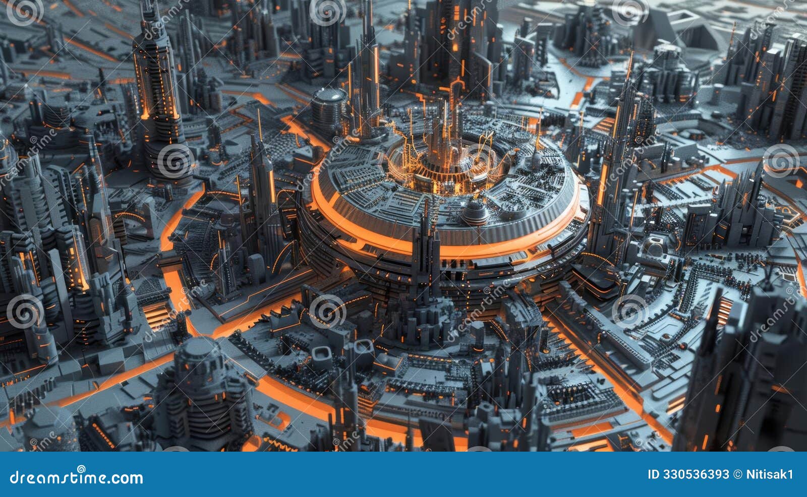 3d model abstract art of impregnable supreme quantum neural abstract cybersecurity citadel with intelligently predictive ai
