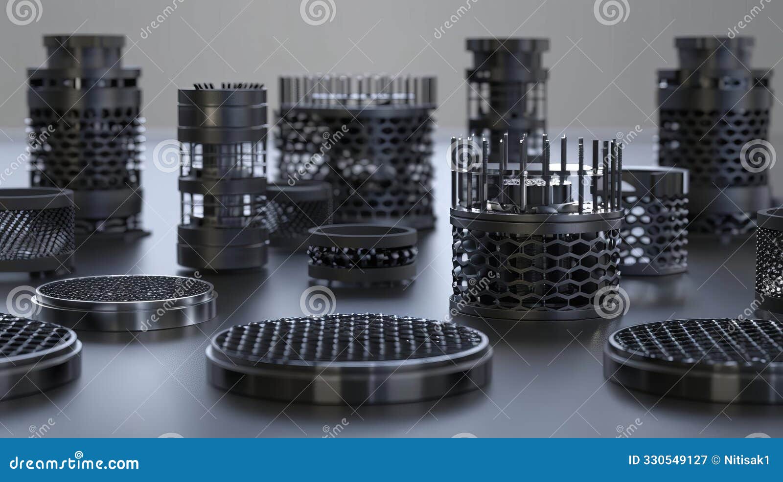 3d model of mesh coil rebuildable vape atomizers for enhanced flavor