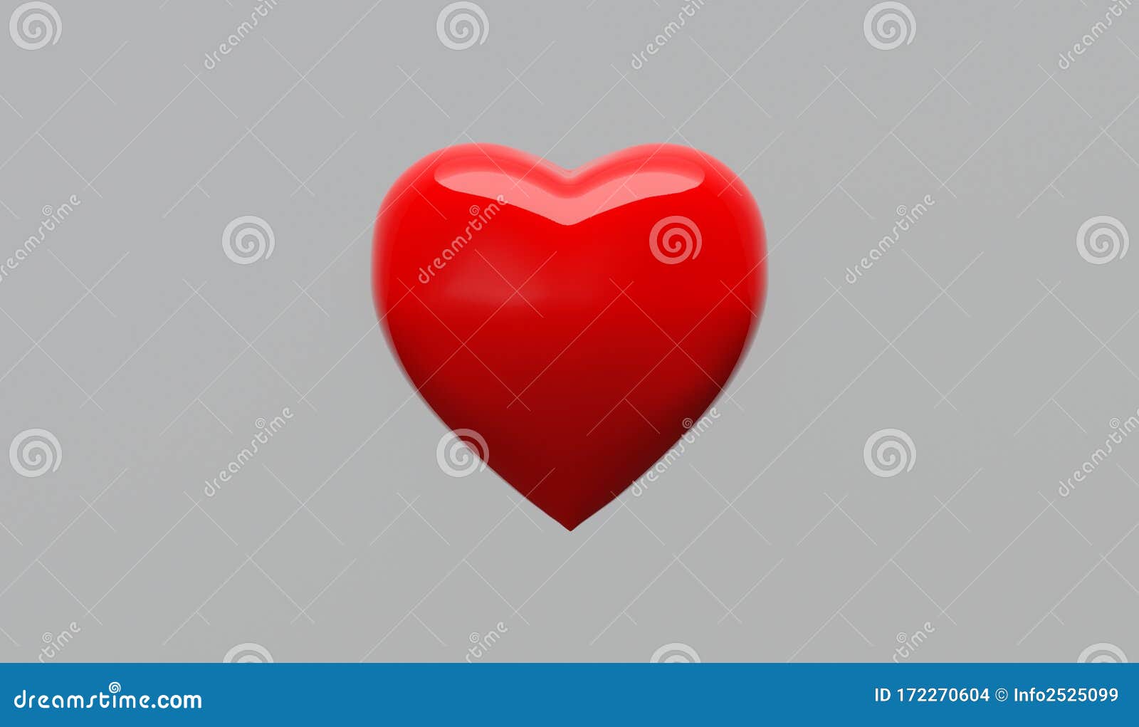 red heart on white background valentine`s day