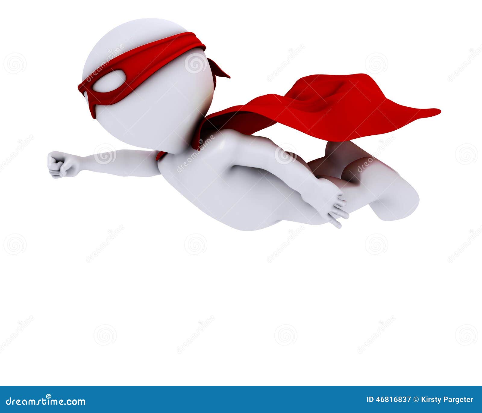 3d morph man super hero