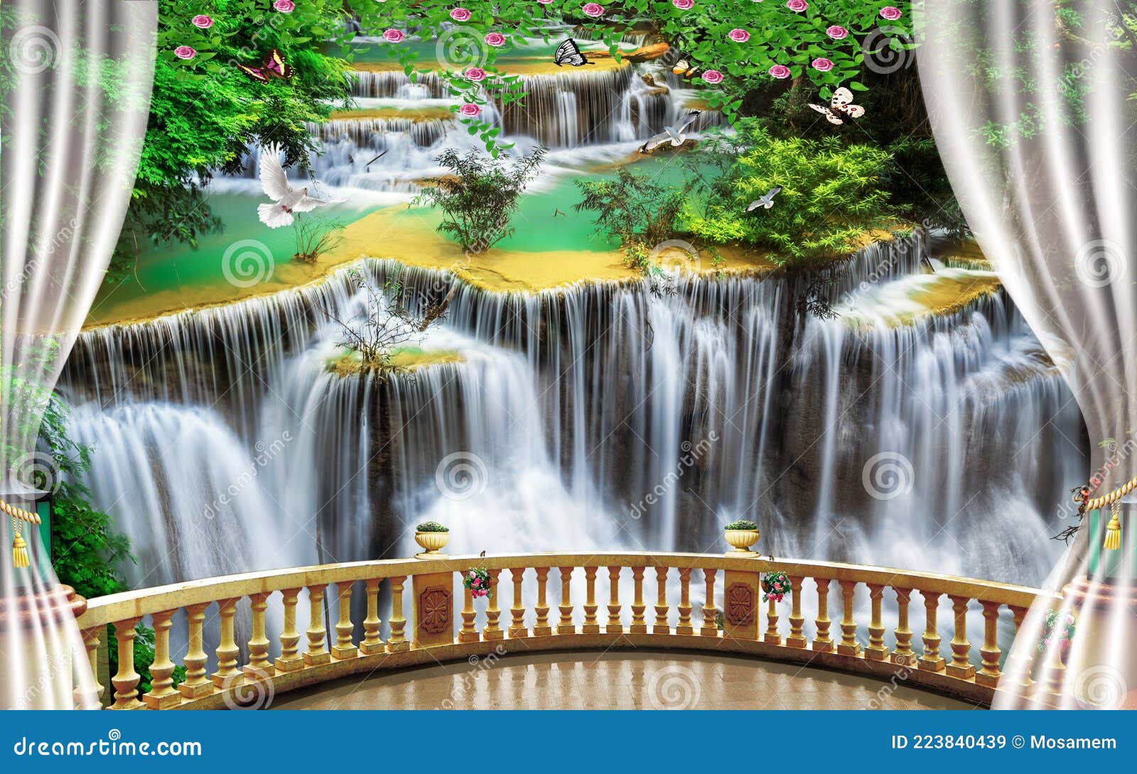 3d Mural Wallpaper Beautiful View of Landscape Background from the Old Arches, Tree, Sun, Water , Birds Flowers, Waterfall and Tra Stock Image - Image of beautiful, cascade: 223840439 3d Mural Wallpaper Beautiful View of Landscape Background from the Old Arches, Tree, Sun, Water , Birds Flowers, Waterfall and Tra Stock Image - Image of beautiful, cascade: 223840439