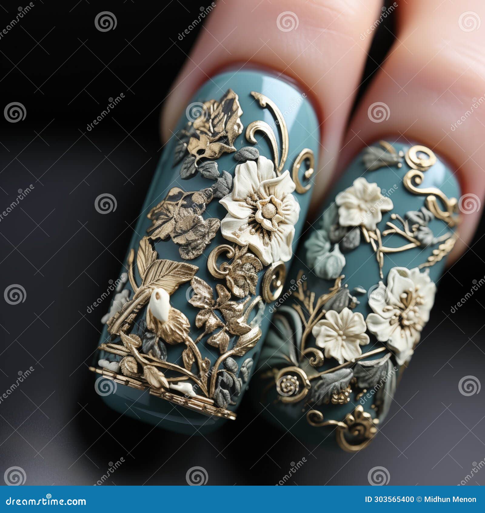 Bolden Up Your Look This Summer With 3D Nail Art | Fashionisers©