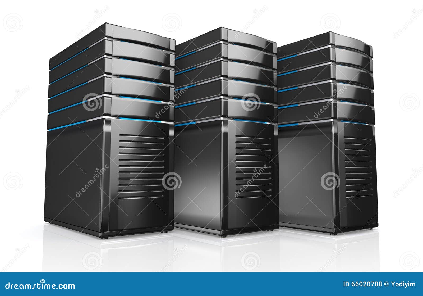 3d of network workstation servers.