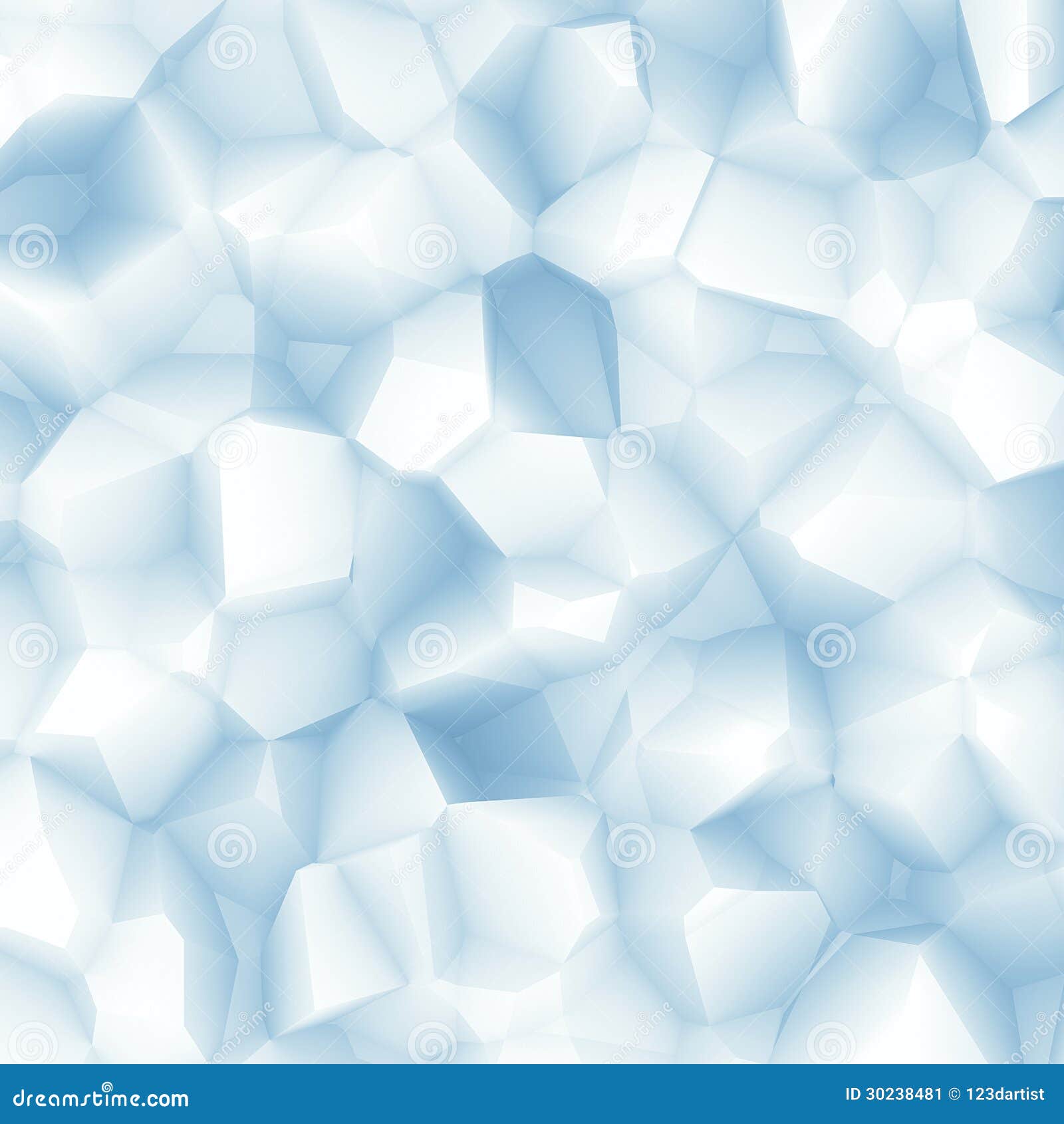 abstract white blue facet background