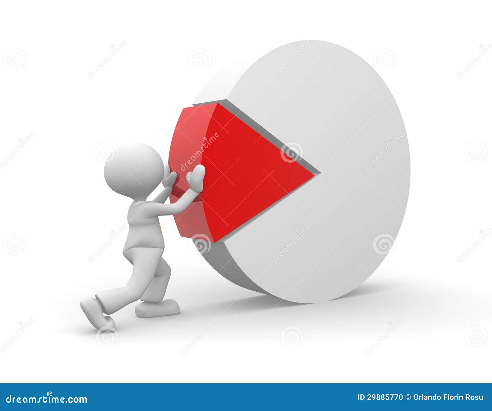 Pie chart stock illustration. Illustration of finance 29885770