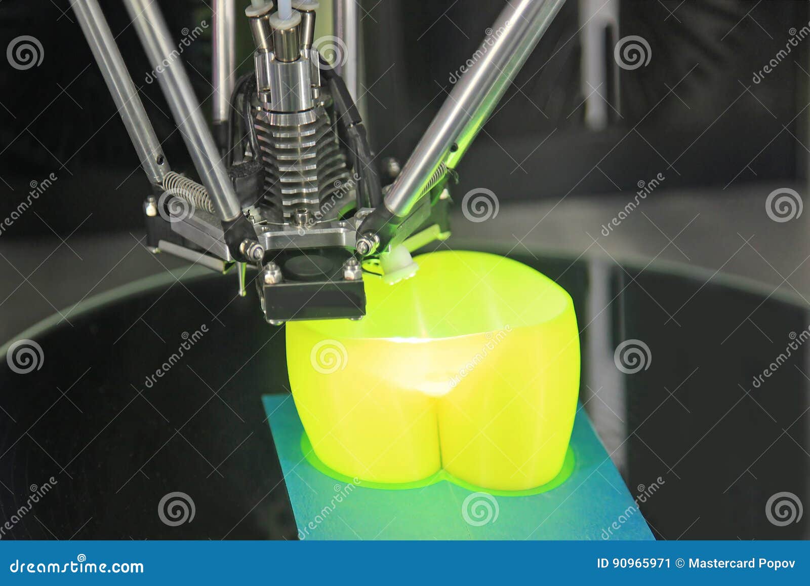 3D printer for plastics stock image. Image of creating 90965971
