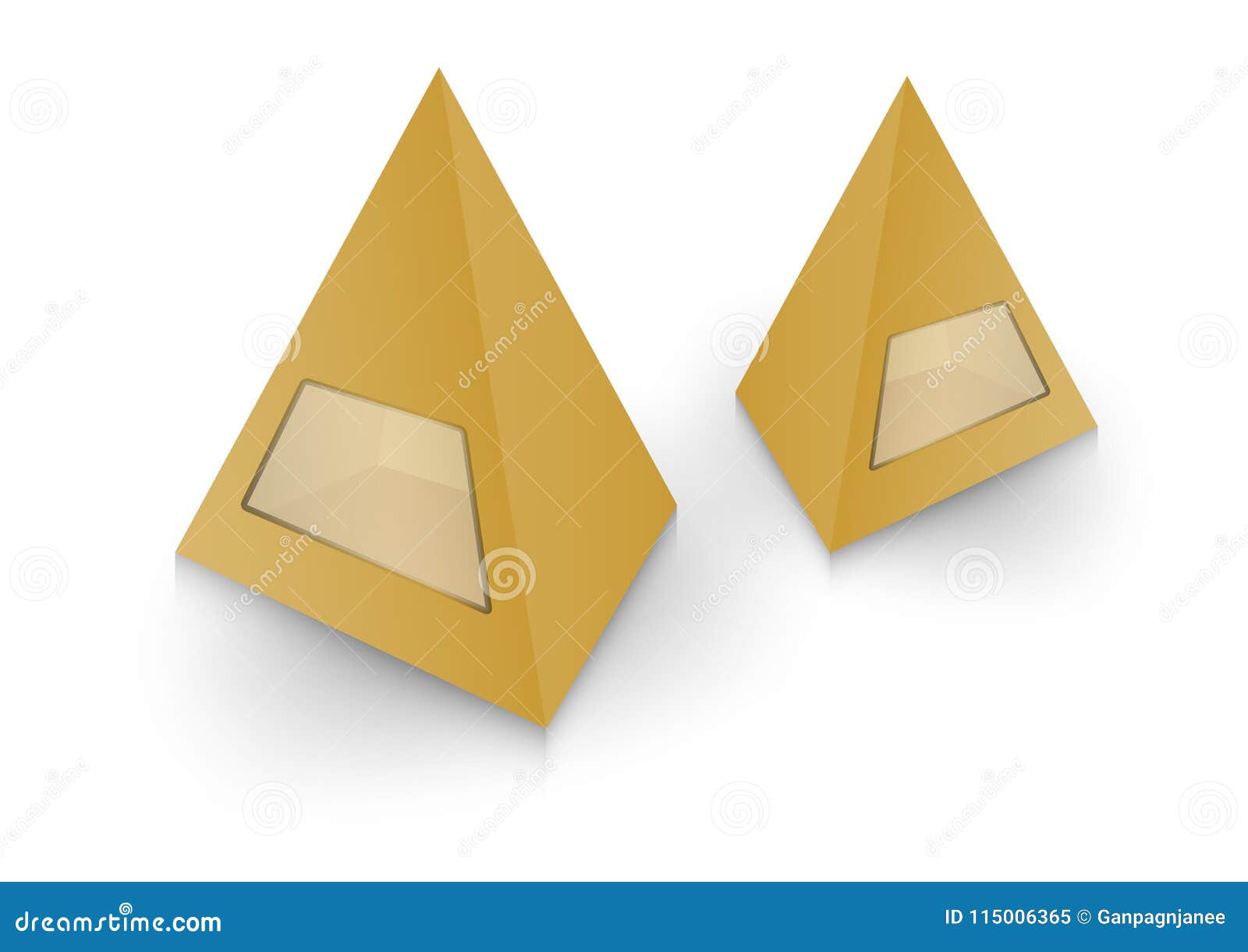 Download 3d Pyramid Package, Box, Product Design,Vector Illustration. Stock Vector - Illustration of ...