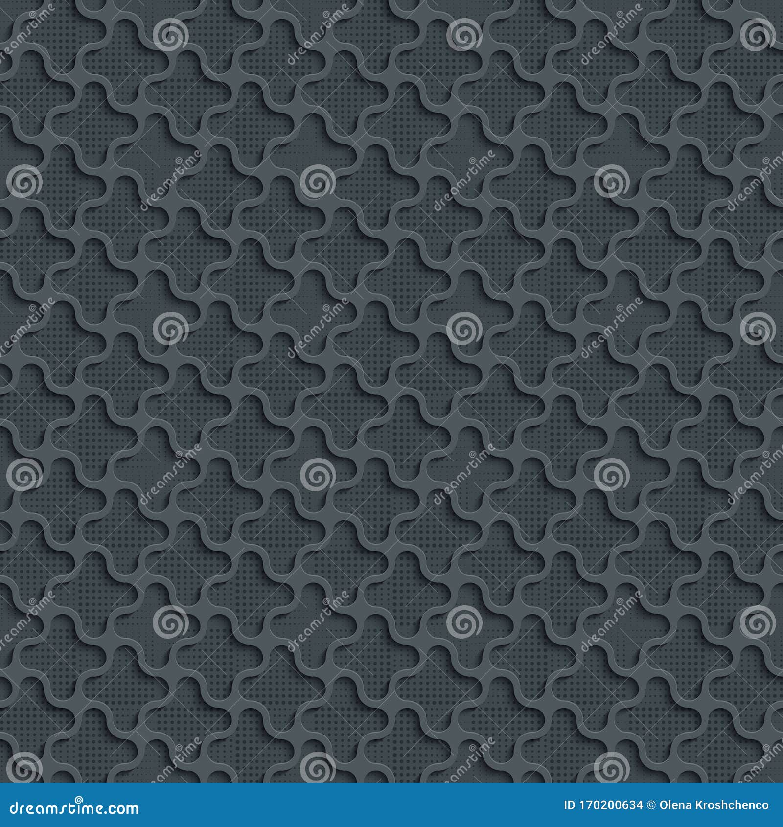 3d quadrilateral gray abstract seamless background pattern