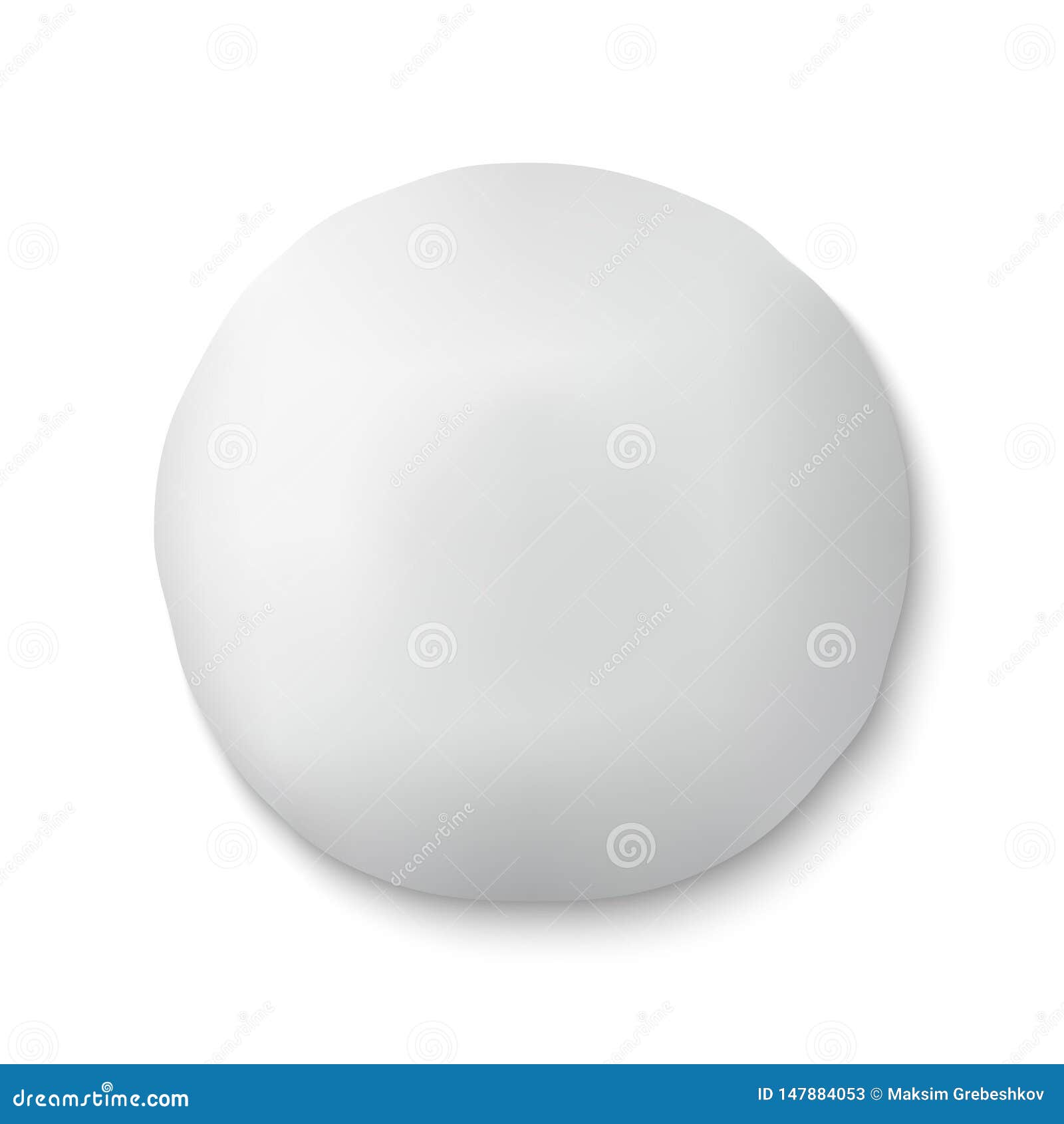 white round pillow