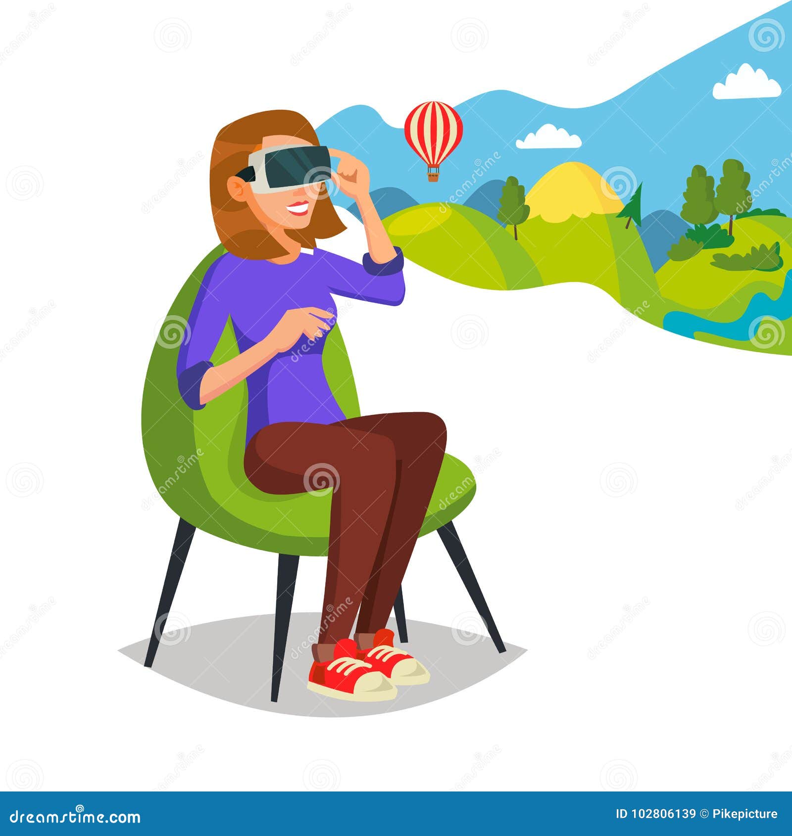 Virtual Reality Helmet, Glasses Vector. Innovation Play Device Glasses. Digital Entertainment Concept. Flat Cartoon Stock Vector - Illustration of gaming, person: 102806139 Virtual Reality Helmet, Glasses Vector. Innovation Play Device Glasses. Digital Entertainment Concept. Flat Cartoon Stock Vector - Illustration of gaming, person: 102806139